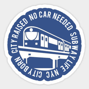 No Car Needed Sticker